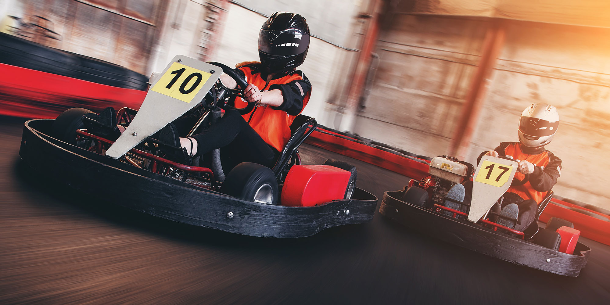 Beispielbild: Go-Kartbahn in Stuttgart / Example image: Go-kart track in Stuttgart