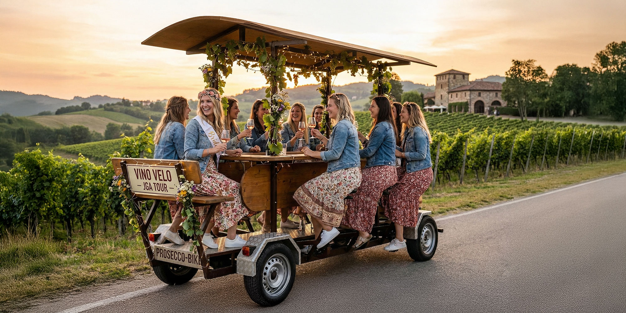 Beispielbild: Prosecco Bike in Stuttgart / Example image: Prosecco bike in Stuttgart