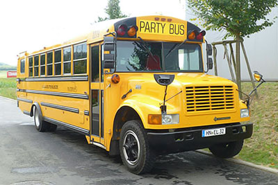 US-Schulbus in Stuttgart